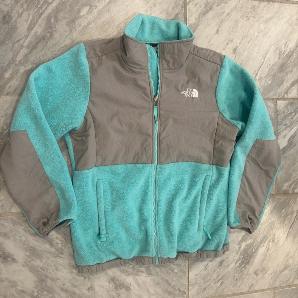 The North Face Girls Ice Green Fleece Jacket Size XL (18)